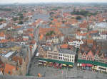 A view of Bruges from the top of the bell tower