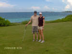 At the golf course next to Atlantis