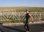 Walking to the swim start