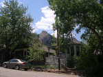 One of the cottages next to us here at Chautauqua