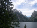 Jenny Lake with the Grand Tetons in the background